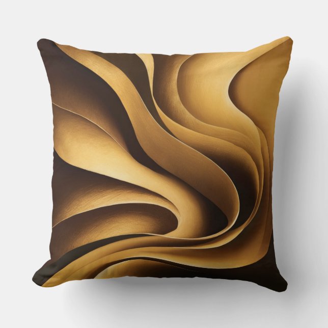 Almofada Efeito Ombre Dourado (Frente)