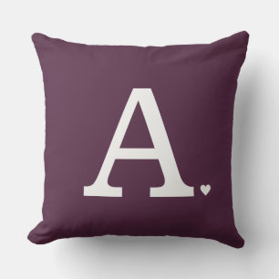 Almofada EggPlant Eggplant Deep Purple Inicial Pillo