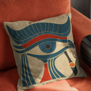 Almofada Egípcio Art Deco Eye Of Horus