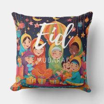 Eid Mubarak Cena Festiva Cushion