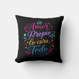 Almofada El amor propio lo cura todo