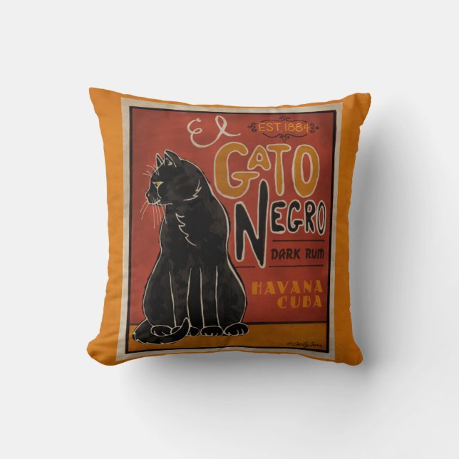 Almofada El Gato Negro (Frente)