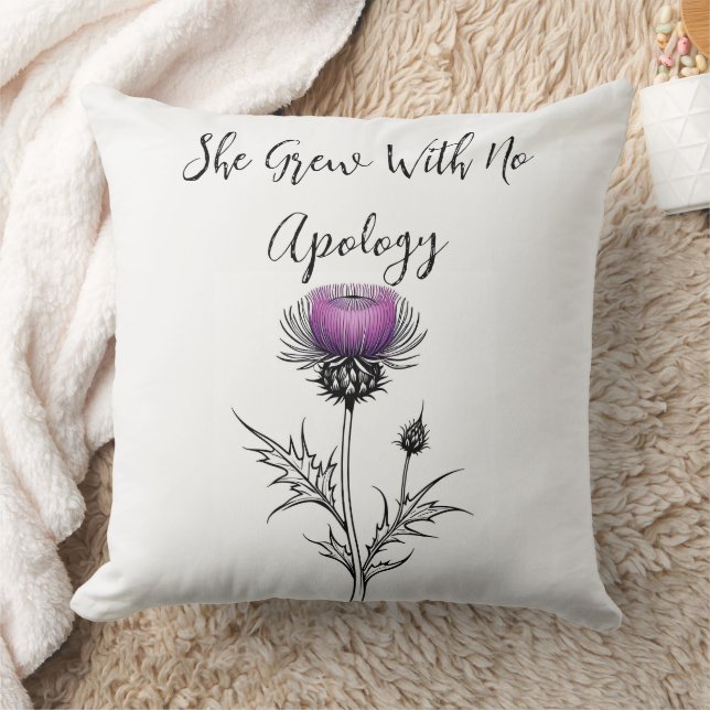 Almofada Ela Cresceu Sem Desculpas (Cobertor)