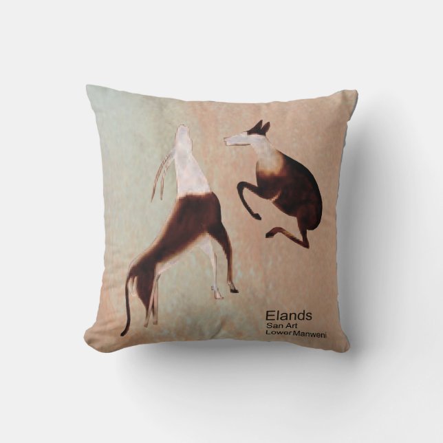 Almofada Eland. Travesseiros decorativos San Art (Frente)