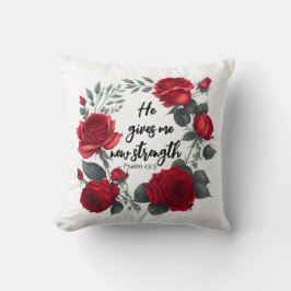 Almofada Ele Me Dá Uma Nova Força