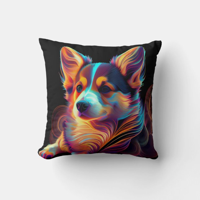 Almofada "Electric Lady" Corgi Pillow (Frente)