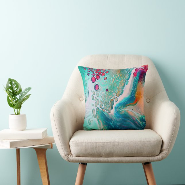 Almofada Electric Tides of Color Marble (Cadeira)