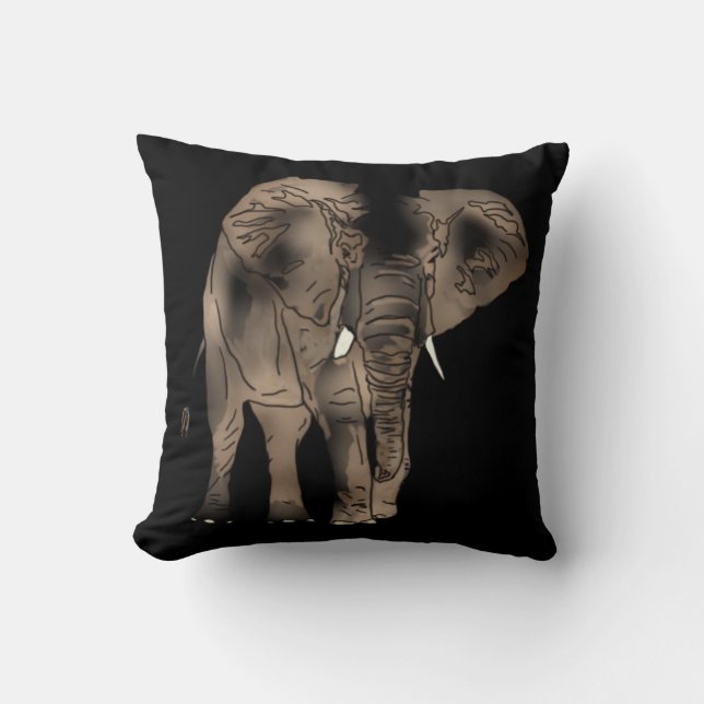 Almofada Elefante africano (Frente)
