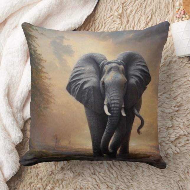 Almofada Elefante Africano - O Rei (Cobertor)