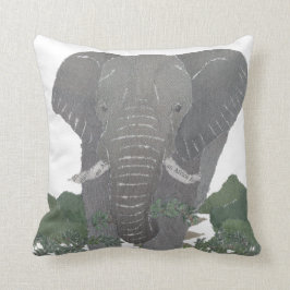 Almofada Elefante, animal africano