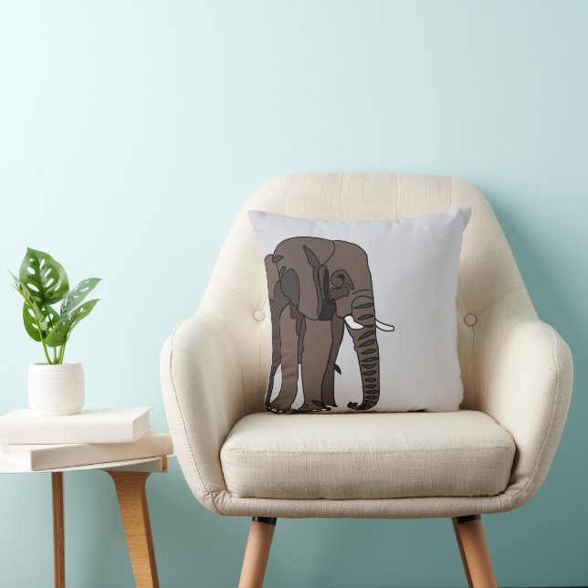 Almofada Elefante Animal Elefante (Cadeira)