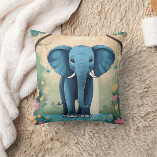 Almofada Elefante Balear Azul,
