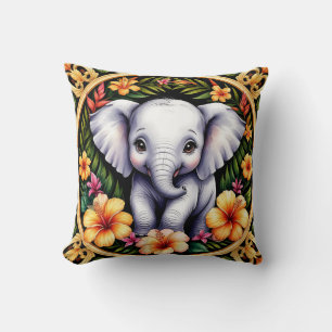 Almofada Elefante Bebê Adorável