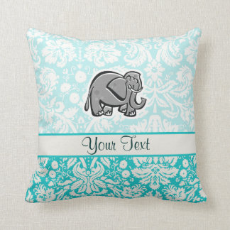 Almofada Elefante bonito; cerceta