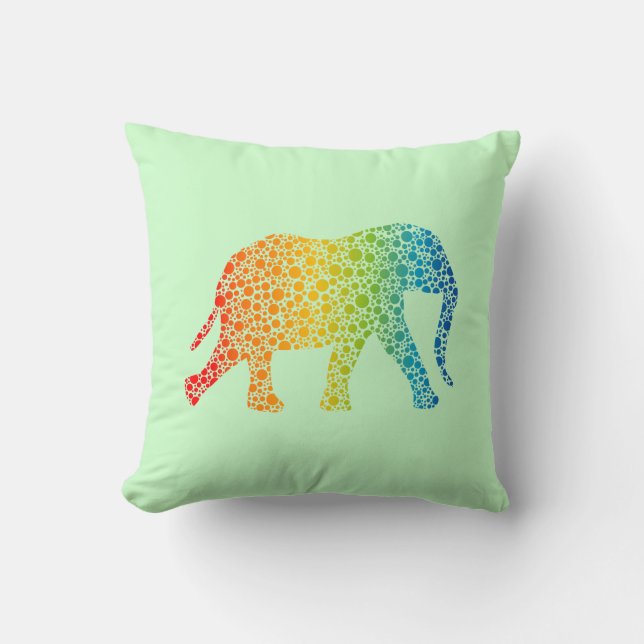 Almofada Elefante com pontos (Frente)