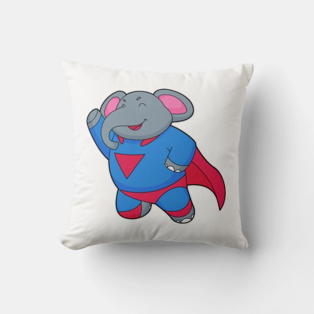 Almofada Elefante como super-herói (Frente)