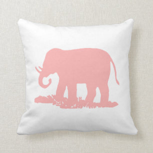 Almofada Elefante cor-de-rosa