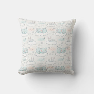 Almofada Elefante De Bebê Bonito E Padrão Animal Bunny