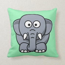 Almofada Elefante de Cartoon na Casa