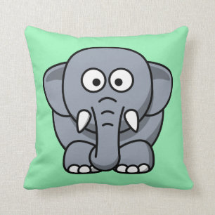 Almofada Elefante de Cartoon na Casa