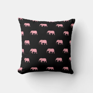 Almofada Elefante Moderno Baby for Kids Pink Black