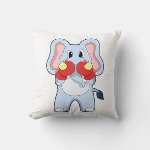 Almofada Elefante no Boxing com luvas in a box