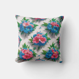 Almofada Elegância do Blossom: Um Padrão Floral Chic