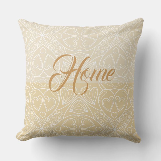 Almofada Elegância Nórdica para Casa (Frente)