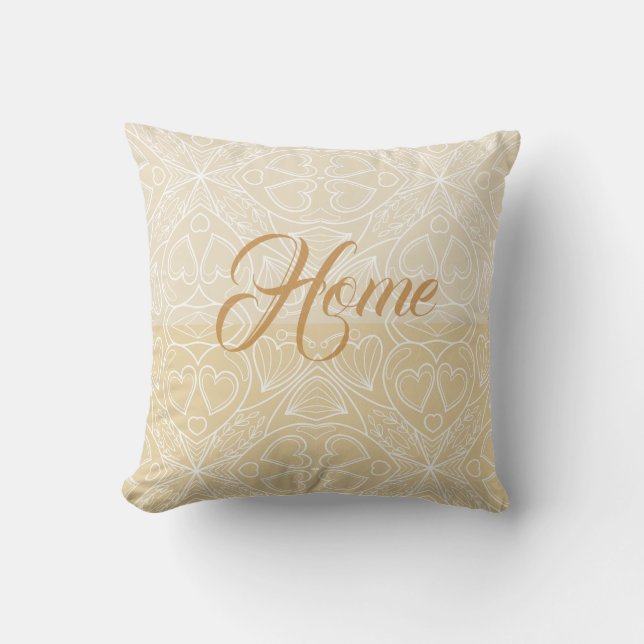 Almofada Elegância Nórdica para Casa (Frente)