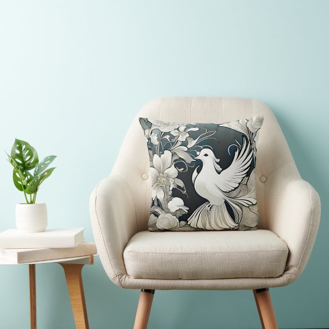 Almofada Elegância Pulsante (Pulsating Elegance Throw Pillow
)