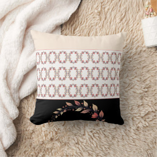 Almofada Elegant Black Cream And Clay