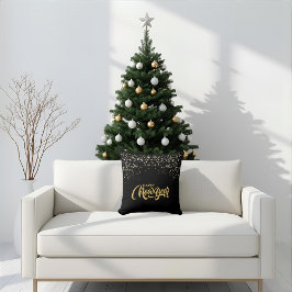 Almofada Elegant Black Throw Pillow