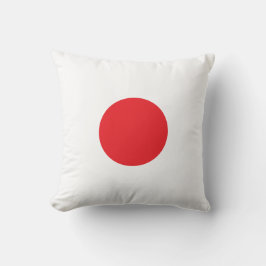Almofada Elegant Japan Flag Inspired Minimal Throw Pillow
