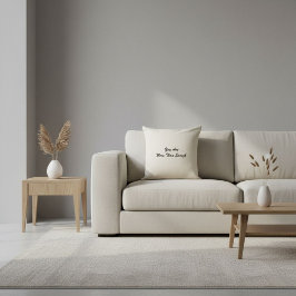 Almofada Elegant motivational quote typography modern