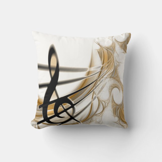 Almofada Elegant Musical Note Ceramic Cushion (Frente)