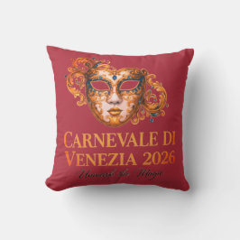 Almofada Elegant Venetian Mask Throw Pillow