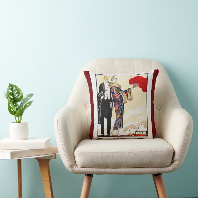 Almofada Elegant Vintage Art Deco (Cadeira)