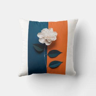 Almofada Elegante Bloom Floral Travesseiro decorativo