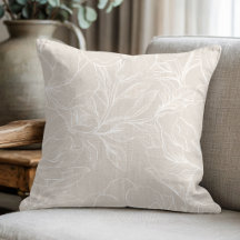 Elegante Botânico Floral Bege