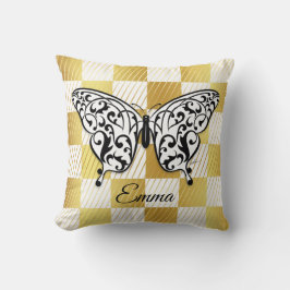 Almofada Elegante Butterfly Travesseiro decorativo por Eksi
