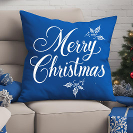 Almofada Elegante Caligrafia Roteiro Feliz Natal