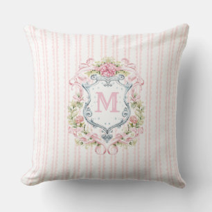 Almofada Elegante Crista Floral Nupcial