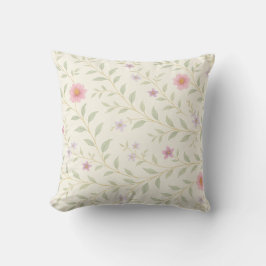 Almofada Elegante de flor selvagem Real Verde Real Elegante
