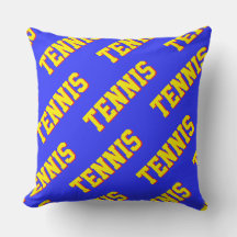 Elegante Diversão Retro Texto de TÊNIS Amarelo Bri