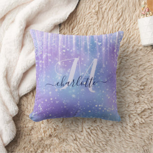 Almofada Elegante e Roxo Glitzy