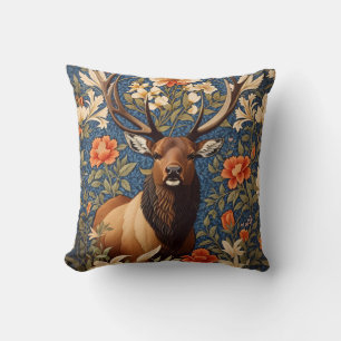 Almofada Elegante Elk William Morris Inspirou Floral