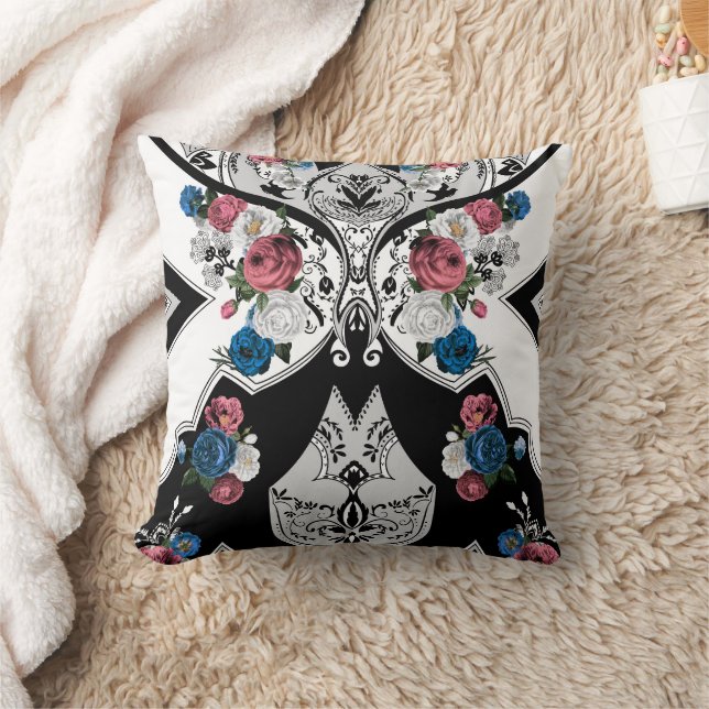 Almofada Elegante Floral  (Cobertor)