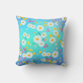 Almofada Elegante Floral Bright Daisies
