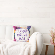 Elegante Floral Feliz Dia das Mães Personalizado N
