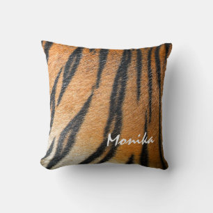 Almofada Elegante Impressão de Tigre de Pele Animal Persona